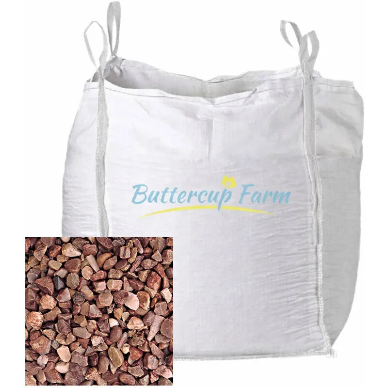 Buttercup Farm Cheshire Pink - Decorative Stone - Premium Aggregate Bulk Bag - 850 Kg Pink