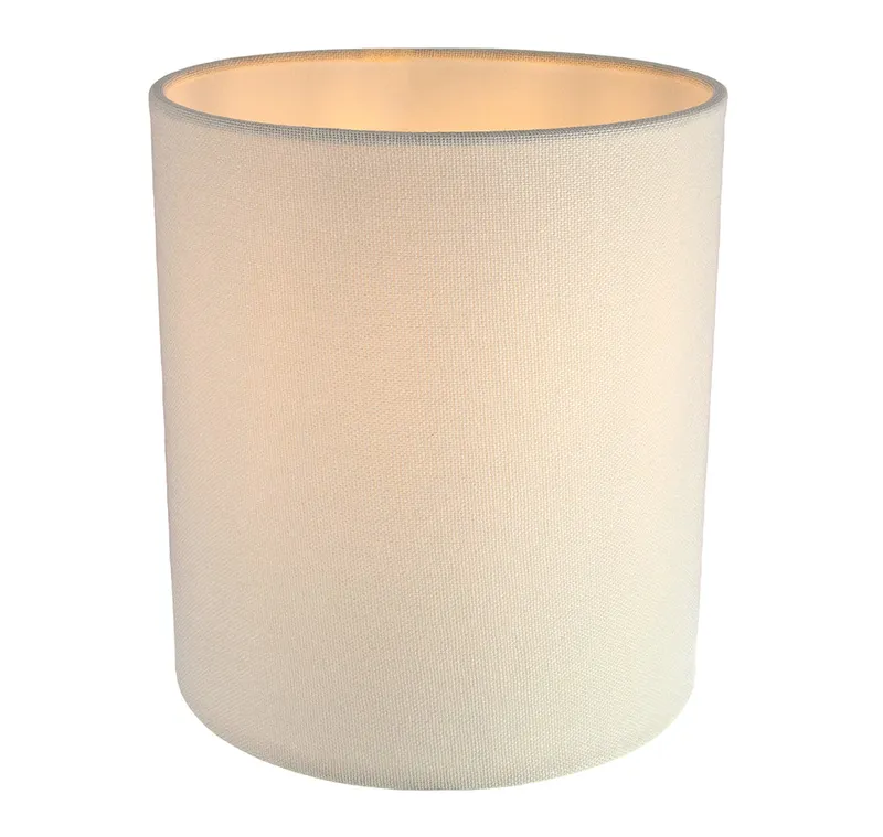 Happy Homewares Contemporary & Stylish Linen Fabric Lamp Shade in Cream Size: 6 inches Cream 6 inches