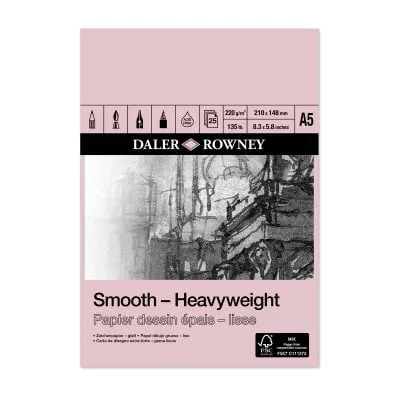 Daler Rowney A5 Smooth Heavyweight Pad