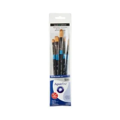 Daler Rowney Aquafine Wallet 500 Brush Set Of 5