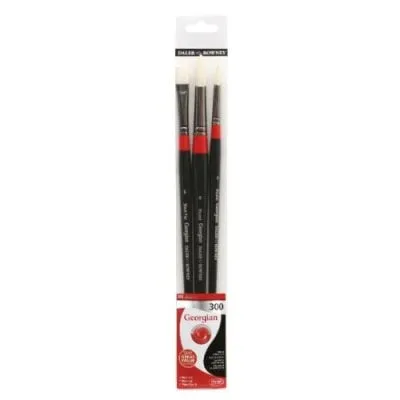 Daler Rowney Georgian Wallet 300 Brush Set Of 3
