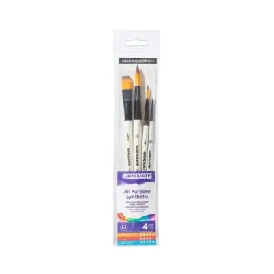 Daler Rowney Graduate Watercolour Brush Set Of 4