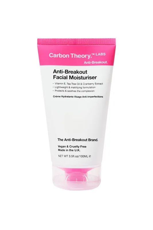 Carbon Theory Anti Breakout Tea Tree Oil & Vitamin E Moisturizer 100ml in Misc Misc