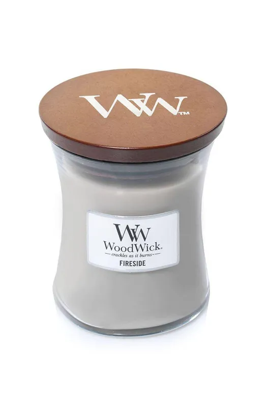 Debenhams Fireside Medium Candle in Grey - Grey