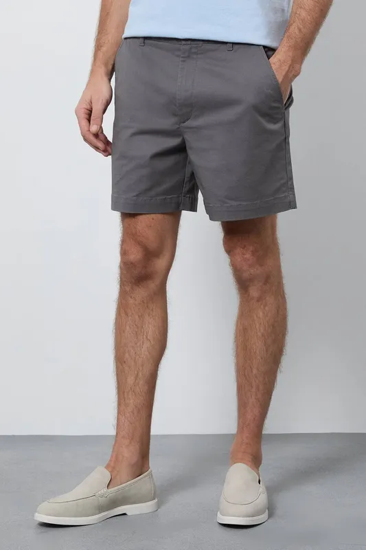 Maine Men's Grey Premium Skipper Shorts Size: 38 Grey 38