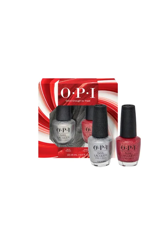 Debenhams Opi Holiday '25 Good Enough To Treat Nail Lacquer Duo Pack - Multicolor