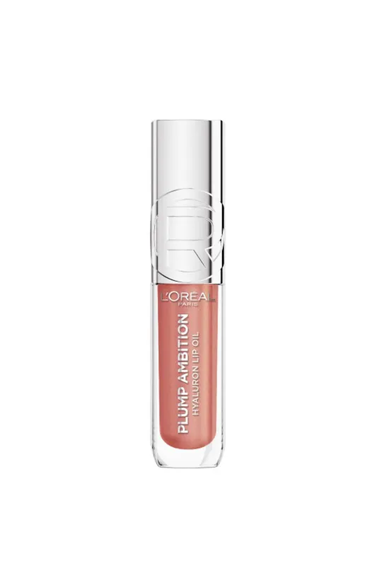 L'Oréal Paris Paradise Plump Ambition Hyaluron Lip Oil Shine Finish 5mL Nude Macaron 650