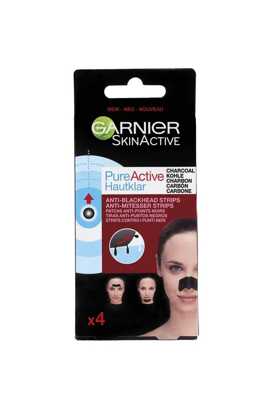 Garnier Pure Active Intensive Anti Blackhead Charcoal Nose Strips Multicolor