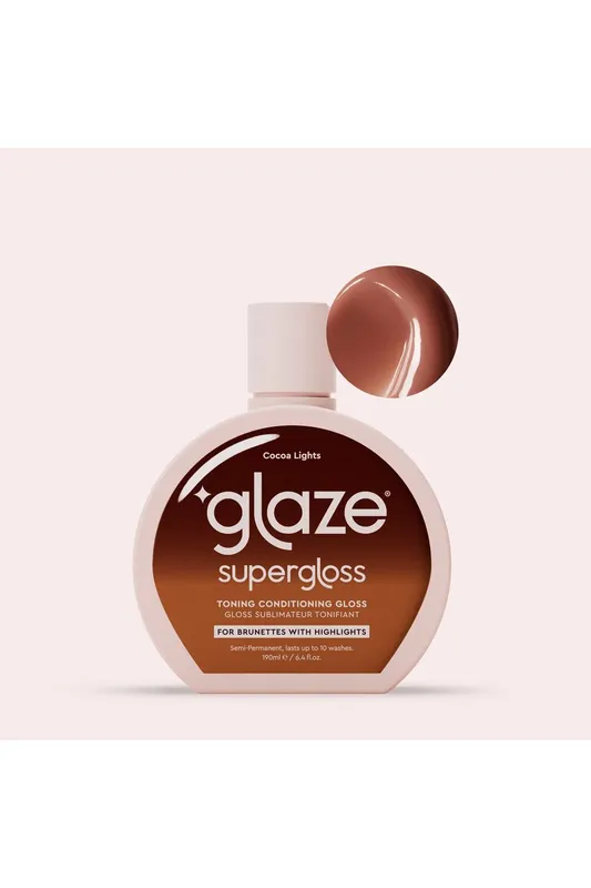 Debenhams Supergloss Conditioning Hair Gloss 190ml in Cocoa Lights - Cocoa Lights - Size: 190ml
