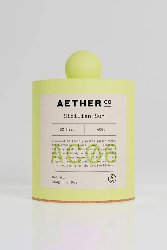 Debenhams Unisex AetherCo Sicilian Sun Candle 250g in Misc Misc female