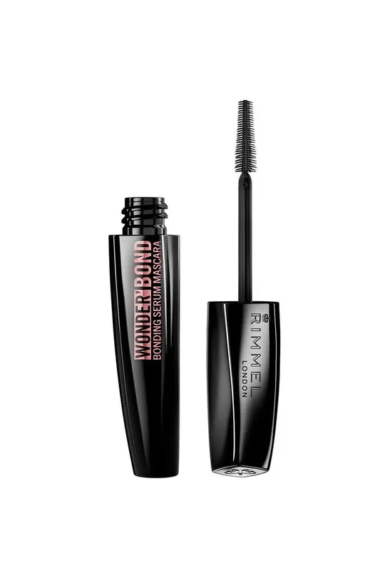 Rimmel Wonder'Bond volumising and lengthening mascara to support eyelash growth shade Black 11 ml
