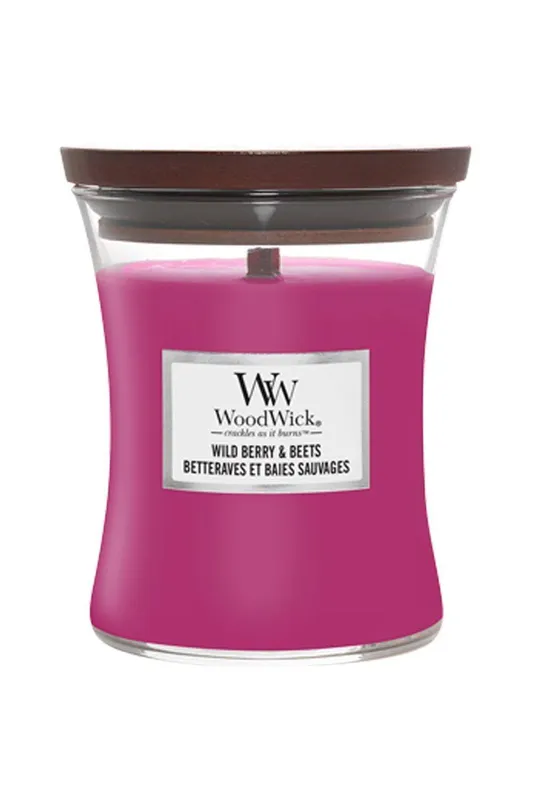 Debenhams Wild Berry & Beets Medium Candle in Pink - Pink