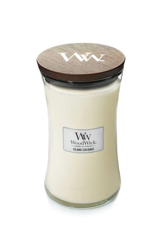 Debenhams Women's Island Coconut Large Candle in Cream Cream female