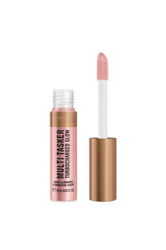 Rimmel London Women's Multi Tasker Turbocharged Glow Liquid Illuminator 10ml in 005 Iconic As Usual 005 Iconic As Usual 10ml