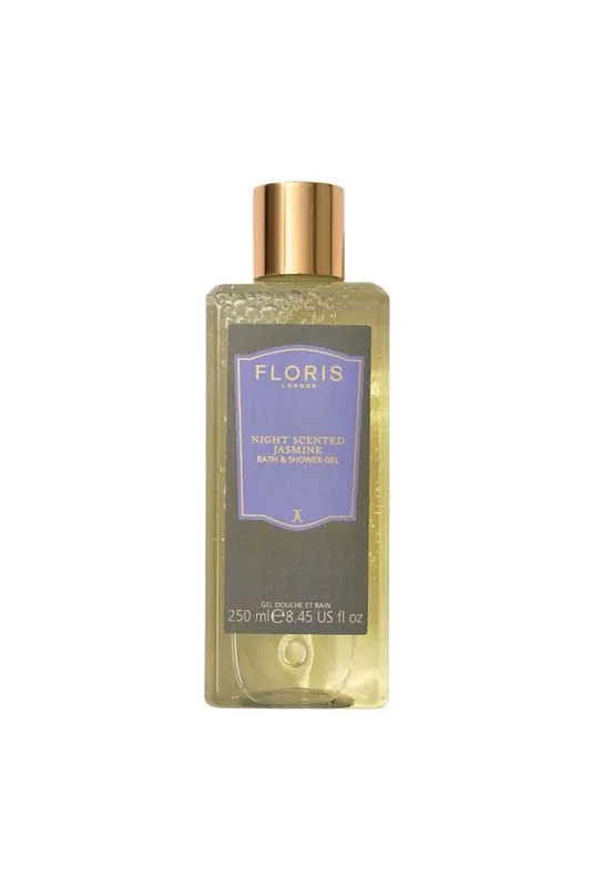 Floris London Night Scented Jasmine Moisturising Bath and Shower Gel 250ml