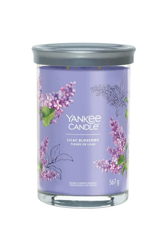 Debenhams Signature Large Tumbler Lilac Blossoms Candle - Lilac