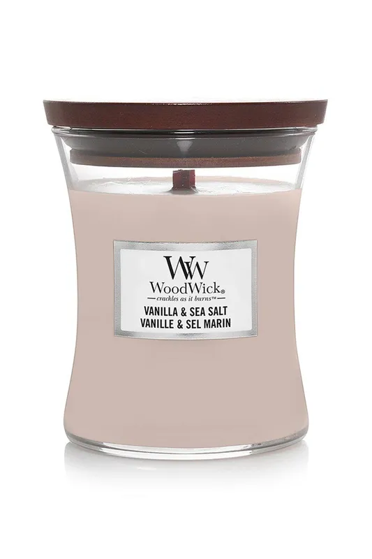 Woodwick Women's Vanilla & Sea Salt Medium Candle in Pink Pink