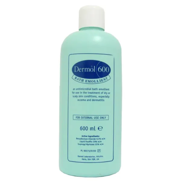 Dermol 600 Bath Emollient 600ml