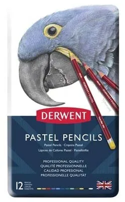 Derwent Pastel Pencil Tin Set Of 12