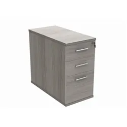 Desk High Office Storage Unit 800 Deep Alaskan Grey Oak