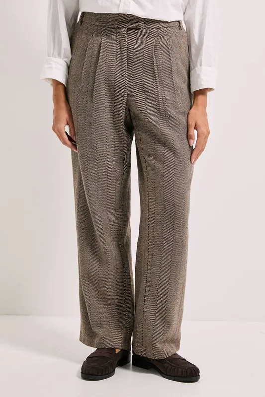 Dorothy Perkins Women's Straight Leg Trouser in Grey Size: 16 - Grey