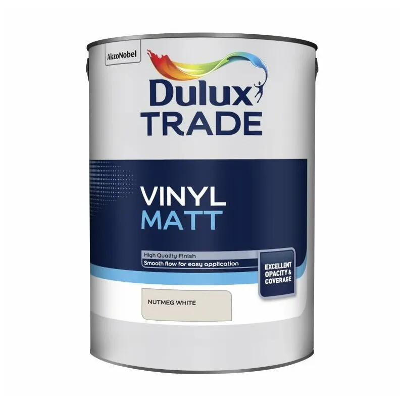 Dulux Trade Vinyl Matt - Nutmeg White - 5L