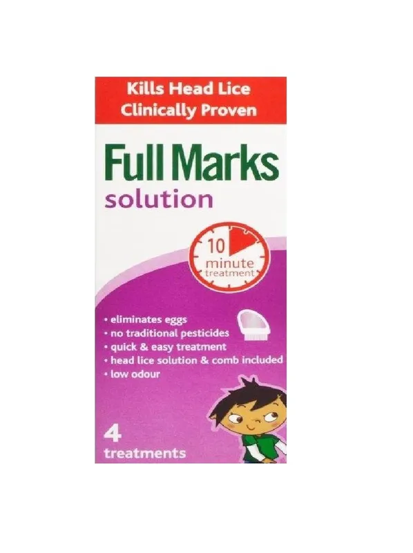 Full Marks Solution x 200ml + Removal Comb