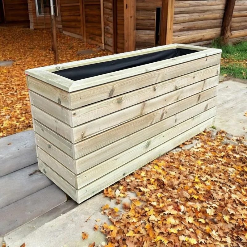London Garden Planter - Pressure Treated Wood - L100 x W100 x H100 cm