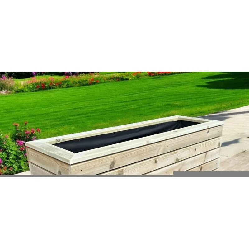 London Garden Planter - Pressure Treated Wood - L150 x W60 x H60 cm