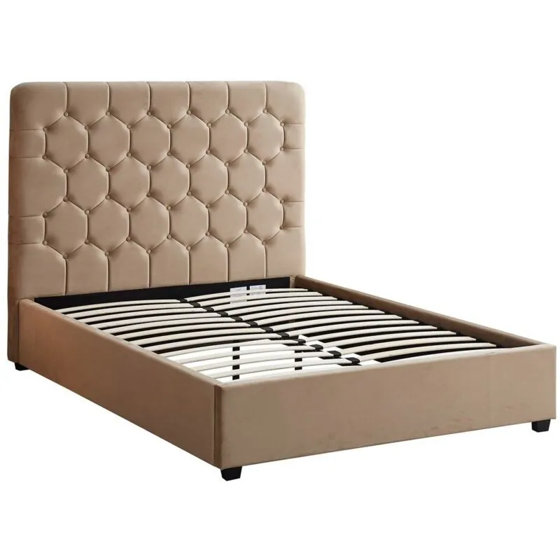 Seconique Madison 4'6" Bed (Double) in Fawn Size: Double Fawn