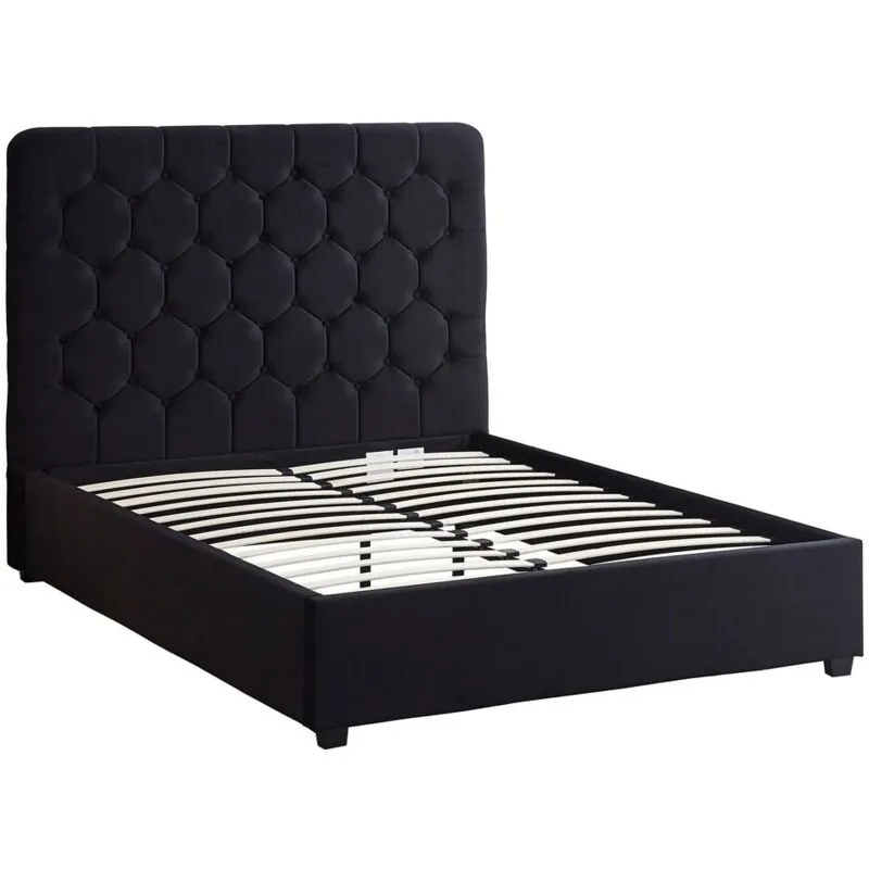 Seconique Madison 5' Bed (King) in Black Size: King Black