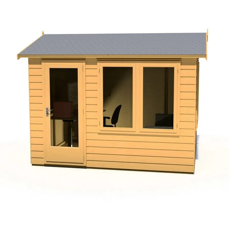 10x8 Shire Melrose Insulated Garden Office