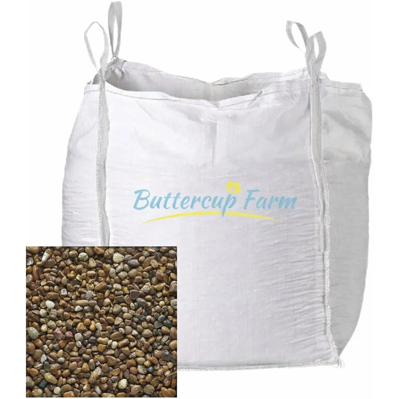 Buttercup Farm Mixed Quartzite Stone Brown 20-45mm Premium Aggregate Bulk Bag 850 kg Brown
