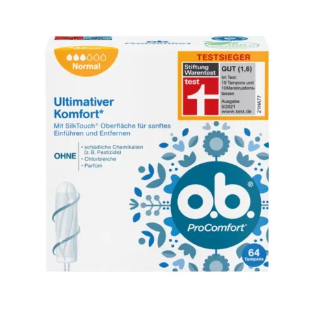 O.B. ProComfort Normal Tampons - 64 pcs
