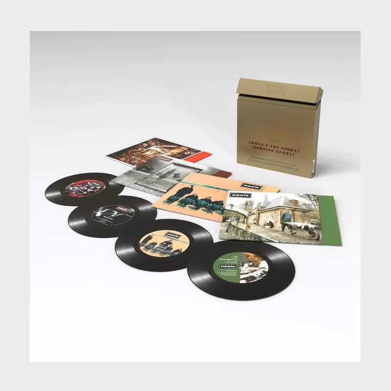 Oasis Unisex (What's The Story) Morning Glory? Singles Box - 4x7in Box Set in Black Black female