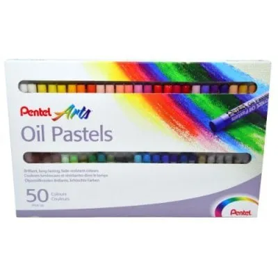Pentel 50 Piece Oil Pastel Set