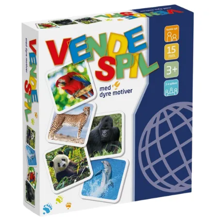 Reversible game with animal motifs