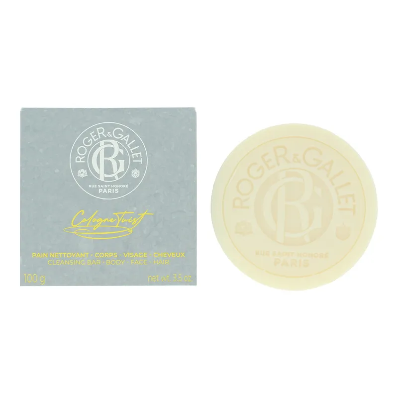 Roger & Gallet Cologne Twist 3 In 1 Cleansing Bar 100g