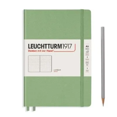 Sage Medium Dotted Notebook
