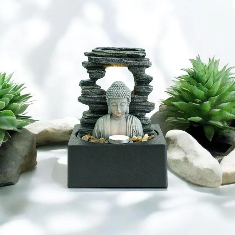 Table-Top Fountain - L18 x W18 x H24 cm