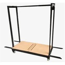 Titan Examination Desk Trolley : 50 Desk Capacity : Black