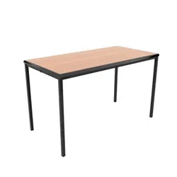 Titan Table : 1200 X 600 X 640 : Beech/Black