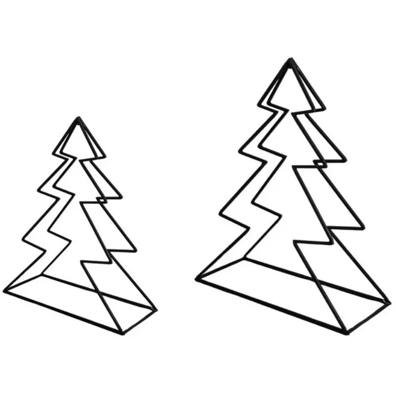Tree Log Holder (Set of 2) - Black