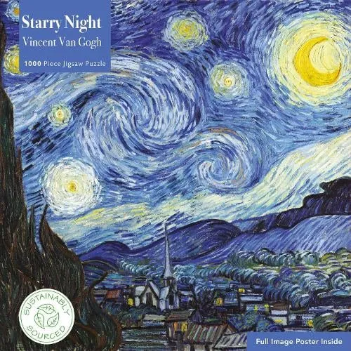 Van Gogh Starry Night 1000 Piece Jigsaw Puzzle