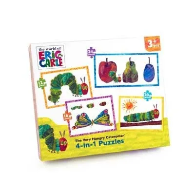 Very Hungry Caterpillar 4 In 1 Puzzle