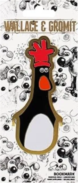 Wallace & Grommit Feathers Metal Bookmark