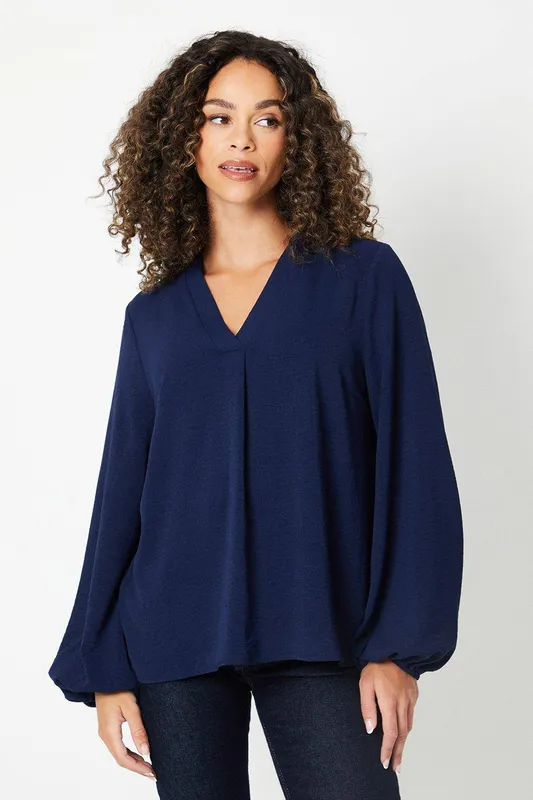 Wallis Women's Overhead Shirt in Navy Size: 16 Navy