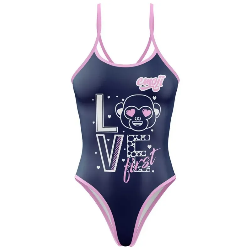 Otso Emoji Love First Swimsuit Multicolour S Women