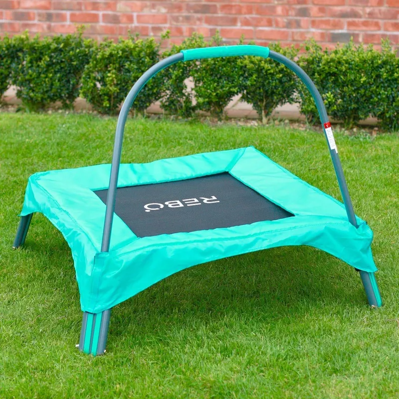 OutdoorToys Junior Bouncer Toddler Trampoline in Blue Blue