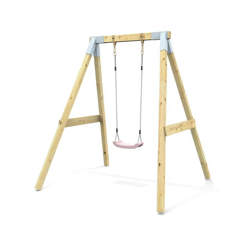 OutdoorToys Premium Single Swing - Dusky Pink Pink